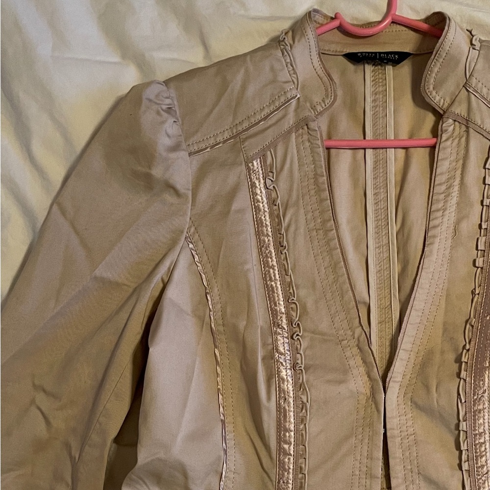 White House Black Market Cream Jacket for Women - Picture 1 of 3
